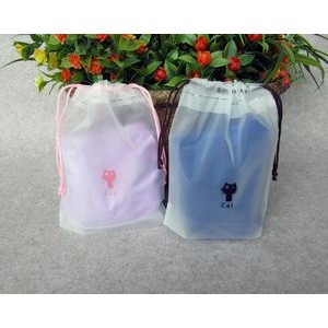 9.9 x 11.9 inch Double Drawstring Pouch Waterproof Candy Jewelry Party Wedding Favor Present Bag