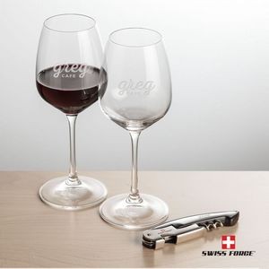Swiss Force® Opener & 2 Oldham Wine - Silver