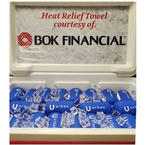 Event Ready Cooler with 72 Coolahh Heat Relief Towels
