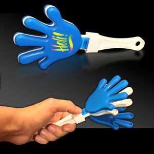 7" Digi-Printed Blue & White Hand Clapper