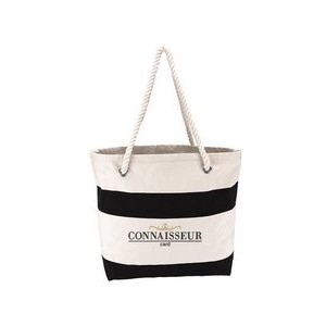 Prime Line Cotton Resort Tote Bag with Rope Handle