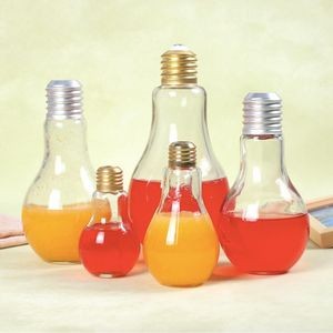 Light Bulb Shape Glass Jar