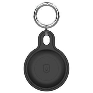 Waterproof AirTag Holder, Silicone Case for AirTag with Keychain,