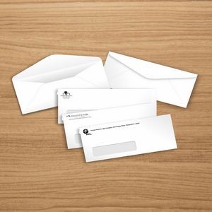# 6 3/4 - Standard (Commercial) Window Envelopes 1/0 Black