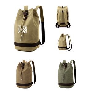 16 Oz. Canvas Outdoor Drawstring Backpack