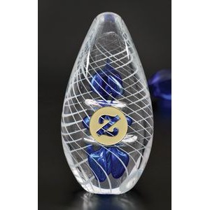 Glacier Swirl Art Glass Award