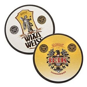 35-40 Point 4" Pulp Board Coaster - Round or Square (Offset Printed)