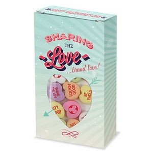 Small Window Box - Conversation Heart Candy with 13 Custom Messages