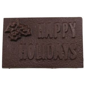 Large Chocolate Happy Holidays Bar