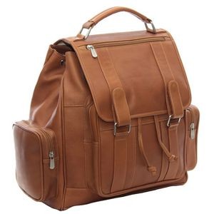 Double Loop Flap Over Laptop Backpack