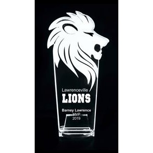VALUE LINE! Acrylic Engraved Award - 7" Lion