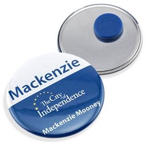 Magnetic Button Name Badge