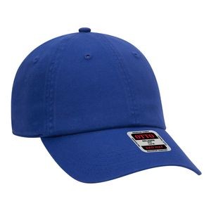 OTTO Garment Washed Cotton Twill 6 Panel Low Profile Dad Hat
