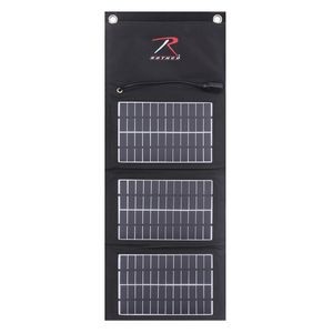 Black MOLLE Solar Panel w/Power Bank