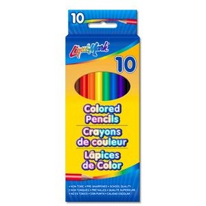 Colored Pencils - 10 Count, Pre-sharpened (Case of 60)