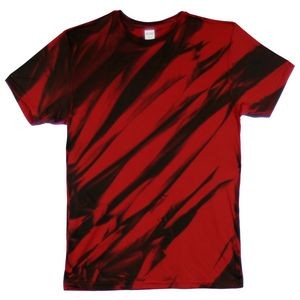 Black/Red Laser Performance Short Sleeve T-Shirt