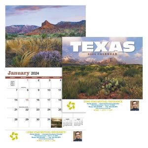 Texas Appointment Calendar - Stapled