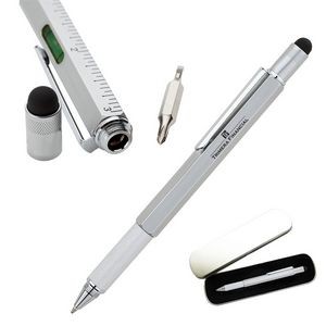 5-in-1 Engineer Ballpoint with Stylus IN Tin Box