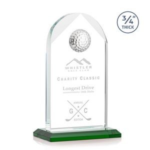 Blake Golf Award - Starfire/Green 7½"