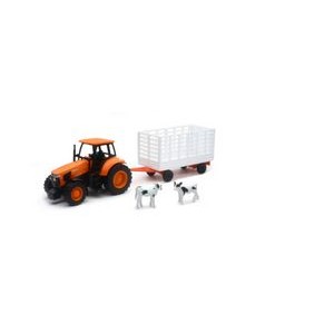 Kubota® M5 Farm Tractor & Trailer AS-05685