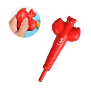 2 in 1 Lobster Ball Pen and Squeeze Toy