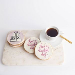 3.5-in Round Jumbo Logo Sugar Cookies