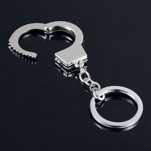 Mini Handcuffs Metal Keychain