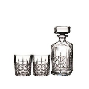 Brady Pattern Double Old Fashioned Glasses