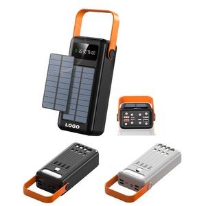 Solar Power Bank 30,000mAh for Cell Phone