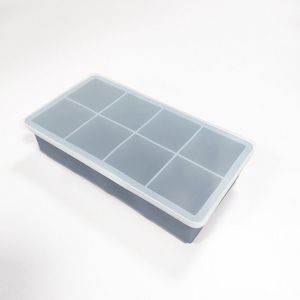 Silicone Ice Cube Square Mold With Cover (8)