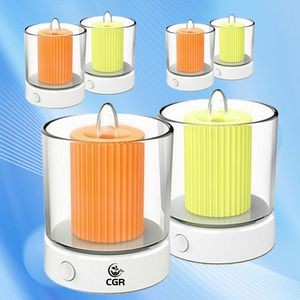 Rechargeable 3D Flickerless LED Candle