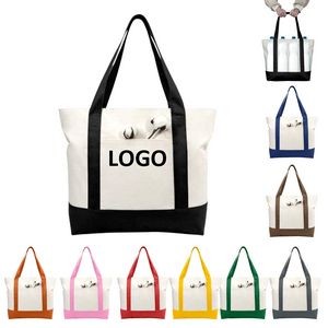 Large Canvas Tote Bag for Women