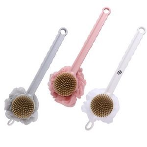 Double Sided Long Handle Shower Brush