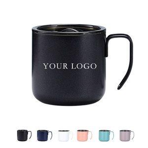 12 Oz Stainless steel insulated Coffee Mug With Handle