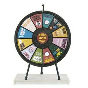 12 Slot Tabletop Prize Wheel