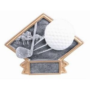 Large Diamond Plate Golf Award - 6