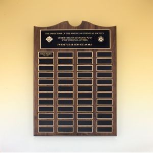 Roster Series Traditional Plaque w/ 12 Extra Large Individual Plates (11"x15")