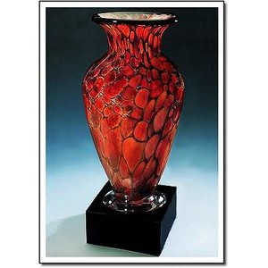 Monarch Apollo Vase w/ Marble Base (4.5"x9.75")
