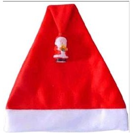 Christmas Hat w/ Santa Claus Tassel