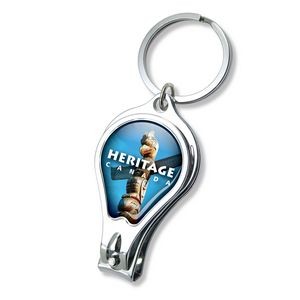 Platinum Series Nail Clipper Key Chain w/Digi Cal