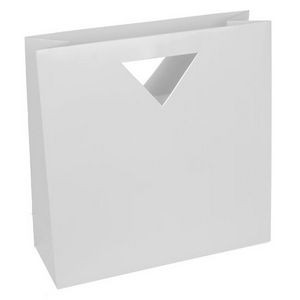 Hot Stamped Die Cut Eurotote (15"x5.5"x15") Triangle Handle