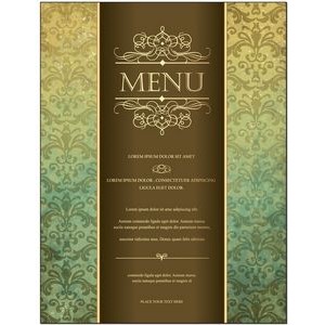 Repositionable 8.5"x 11" Menu(Not Magnetic)