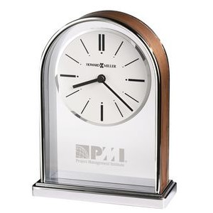 Howard Miller Milan Metal Arch Tabletop Clock