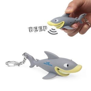 Shark LED Light & Sound Keychain