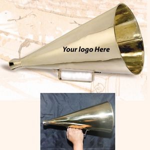 16-Inch Jumbo Solid Brass Bull Horn