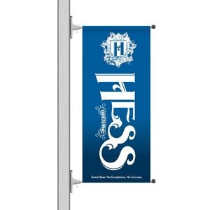 Double-Sided Boulevard Banner, Fabric Banner (24"W x 36" )