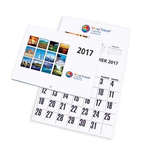 Wall Calendar w/Stock Images (11"x8 1/2")