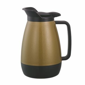 Thermo-Serv® 0.6 Liter Gold Flip Top Plastic Lined Server