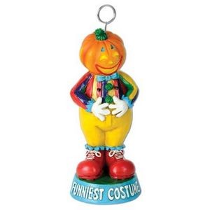 Funniest Trophy Photo/ Balloon Holder Pumpkin Head Figure