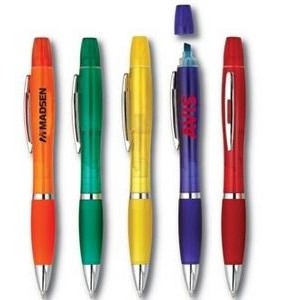 Pen & Highlighter Combo (Color Barrel)